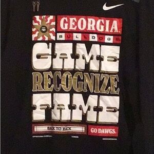 Nike 2023 National Champions Georgia Bulldogs Dawgs Black Long Sleeve T-Shirt
